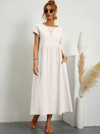 Gabrielle™ - Robe midi fluide élégance intemporelle